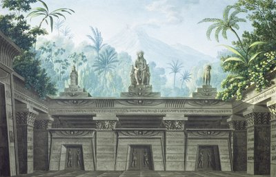 Set Design for Act I Scene xv of 